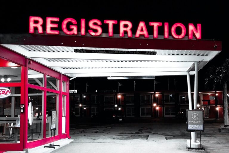 registration Registration Sign